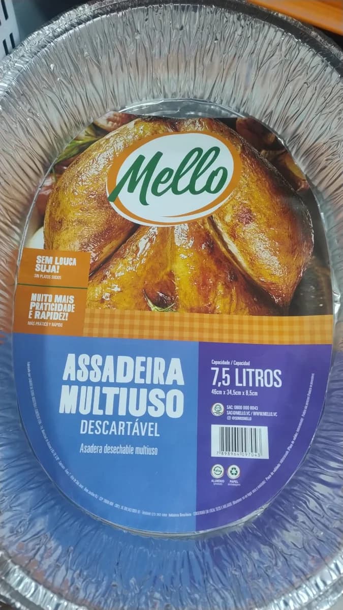 Assadeira multiuso Mello 7,5 L