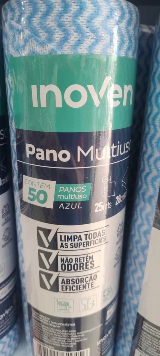 Pano multiuso azul Inoven 50 panos