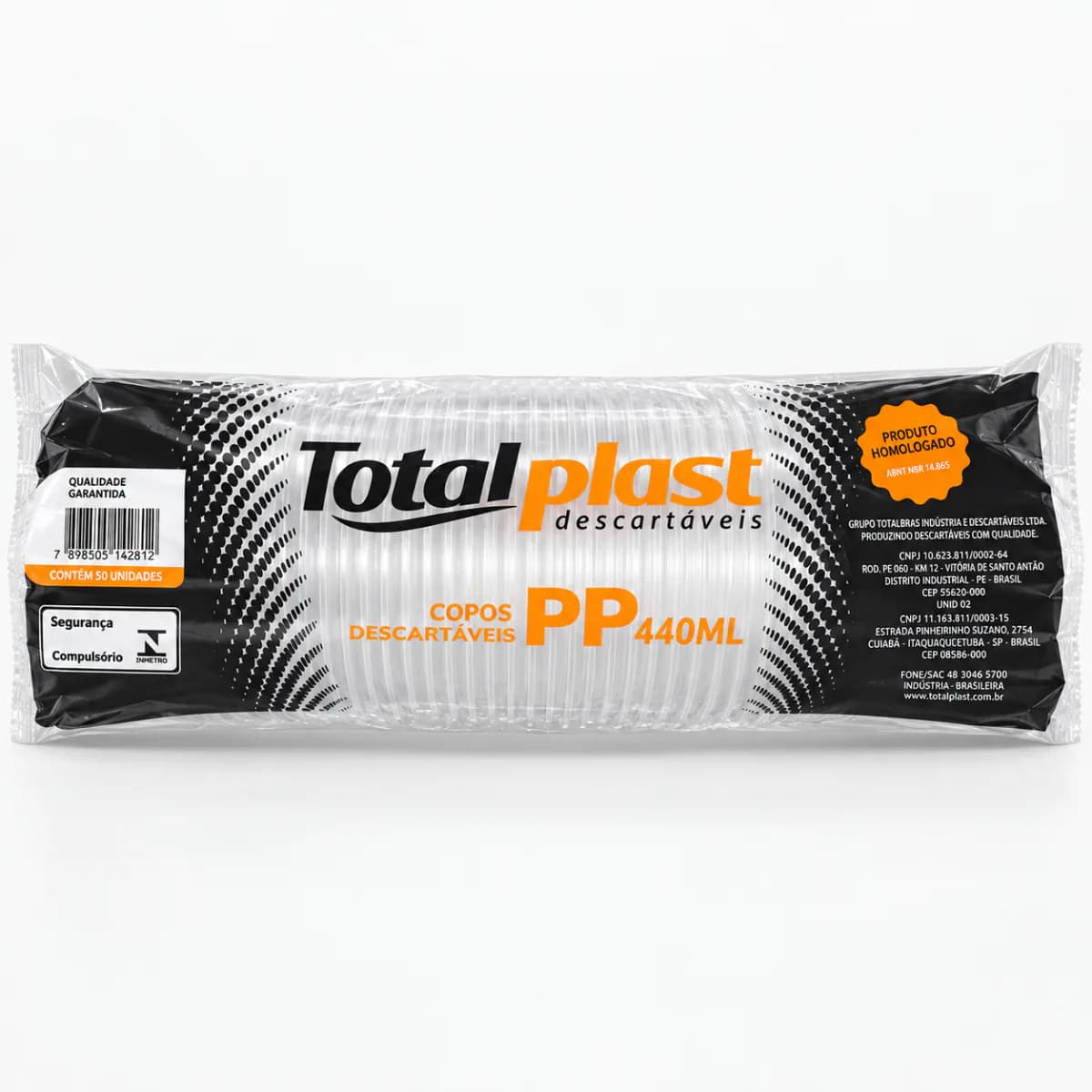 Copo descartável Totalplast PP 440 ml