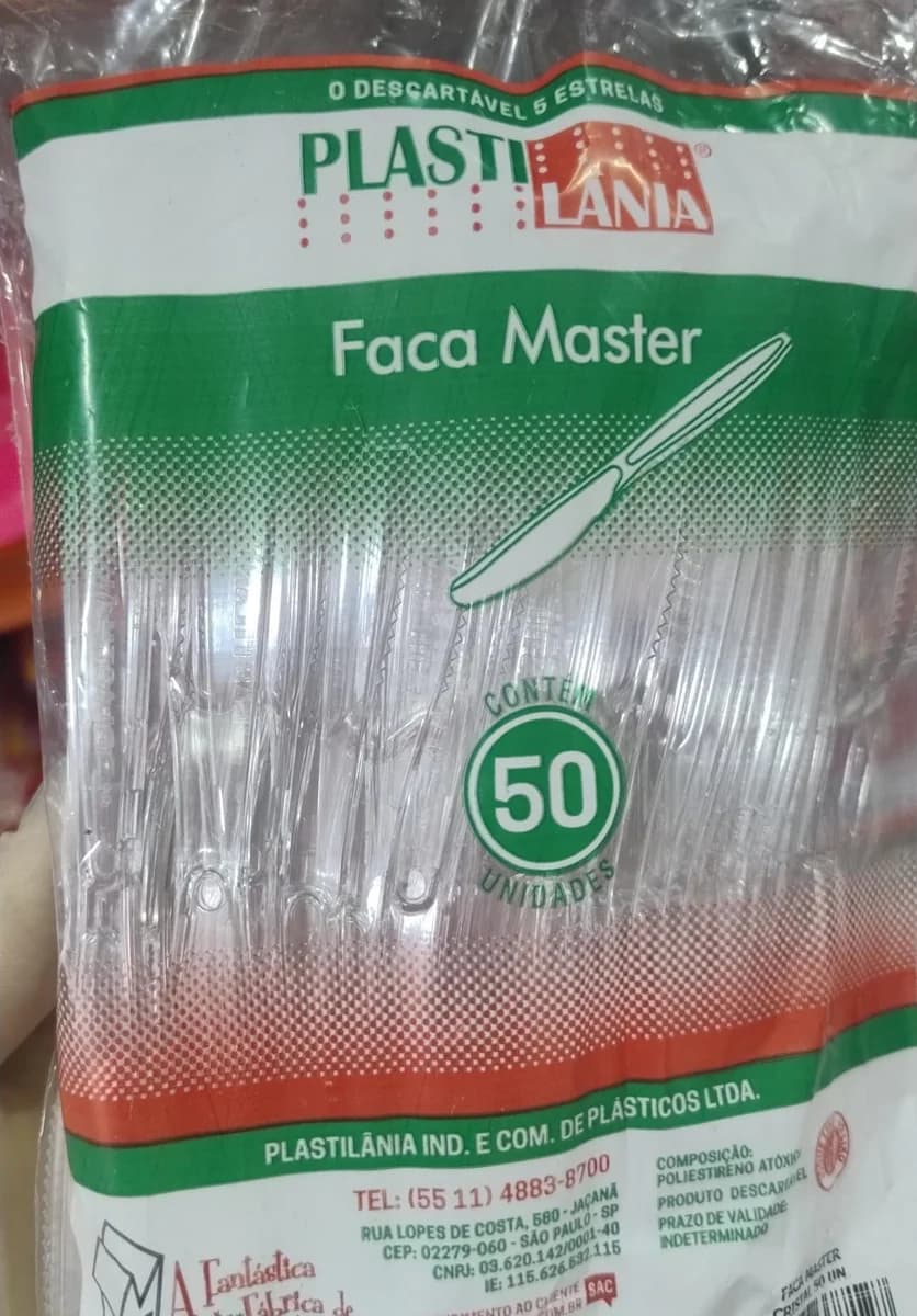 Faca Master Plastilânia