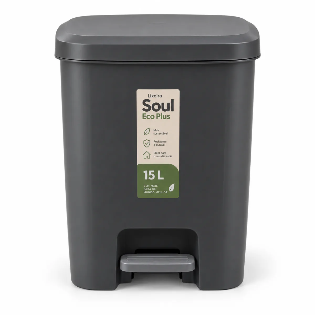 Lixeira Soul Eco Plus com pedal