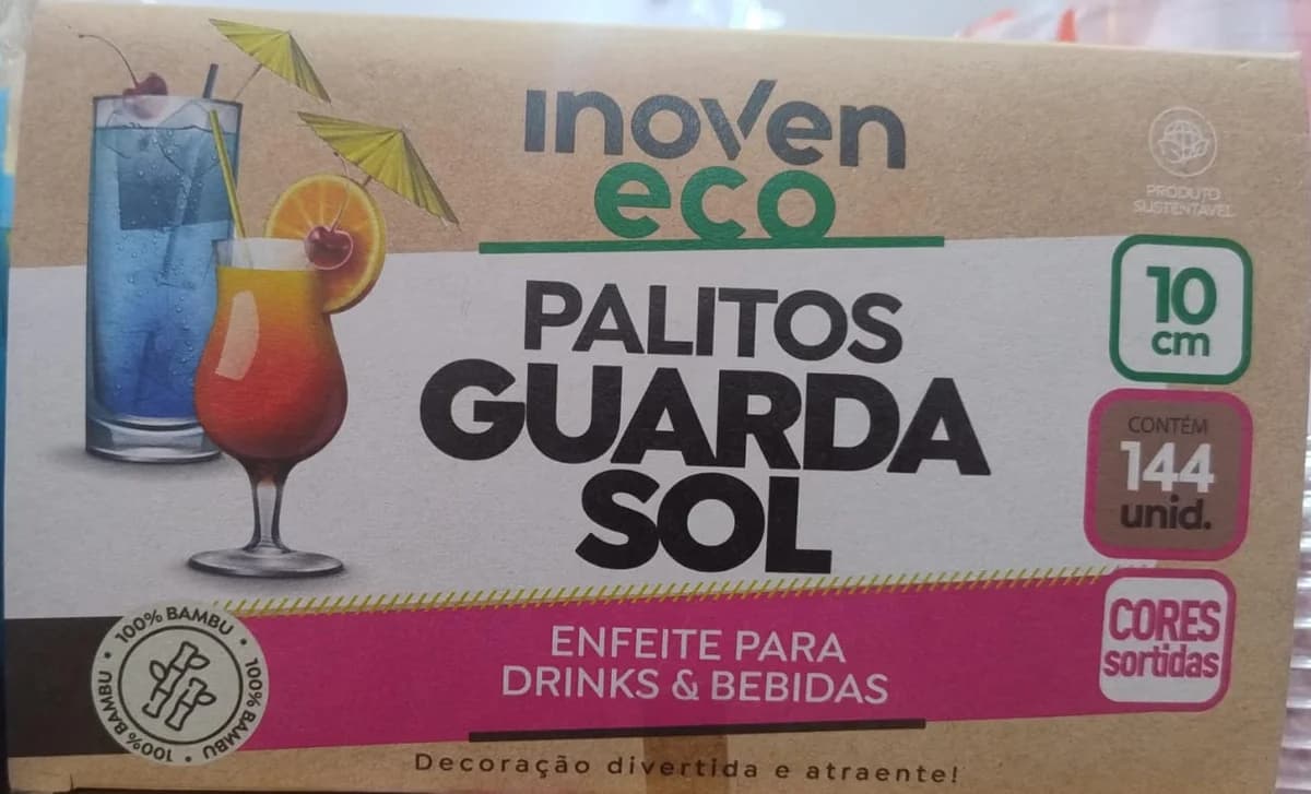 Palitos guarda-sol Inoven Eco 10 cm