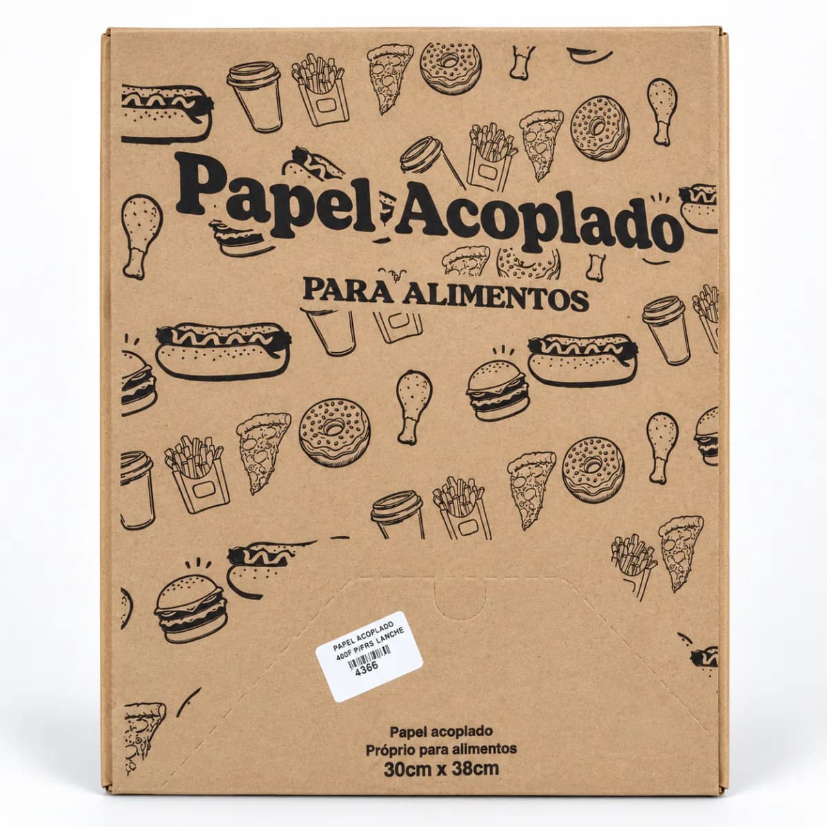 Papel acoplado para alimentos