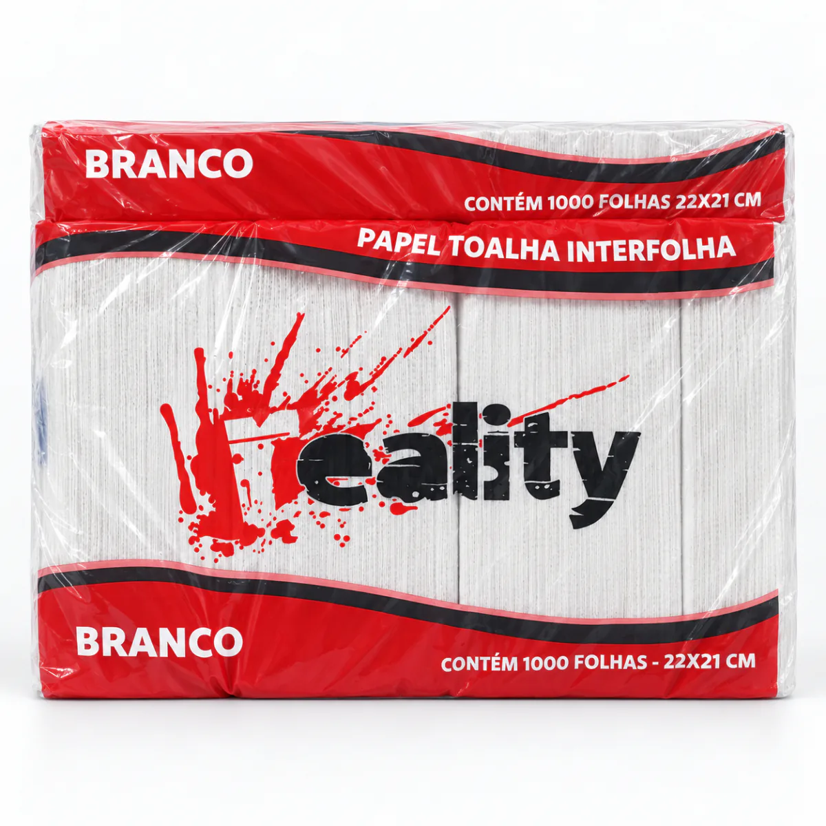 Papel toalha interfolha Quality Branco