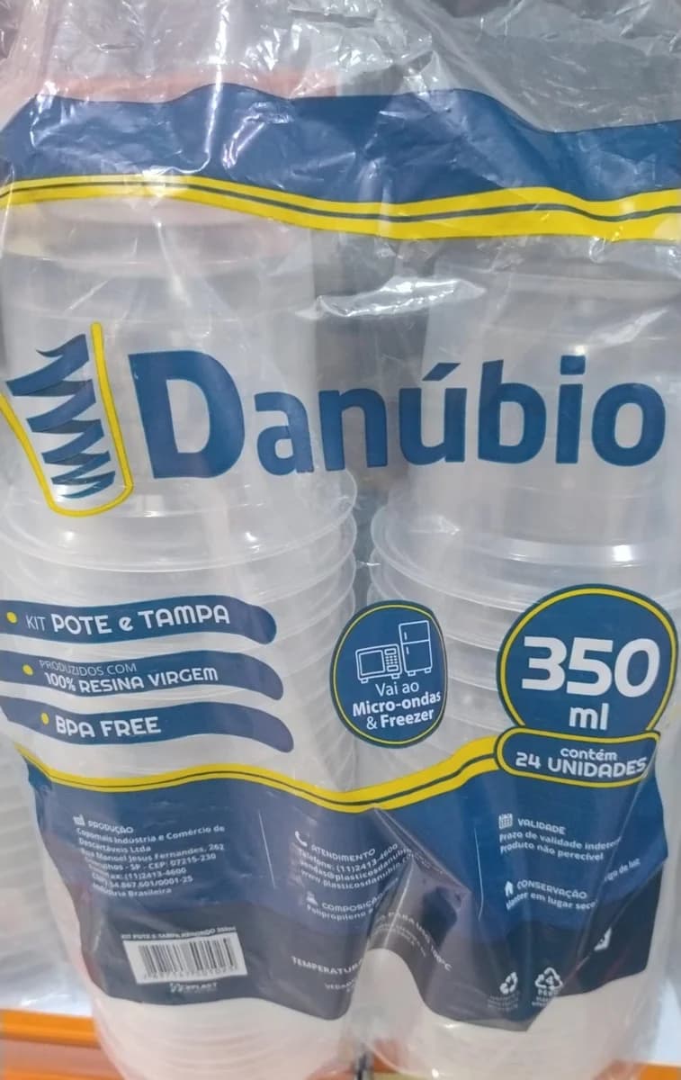 Kit pote e tampa Danúbio 350 ml