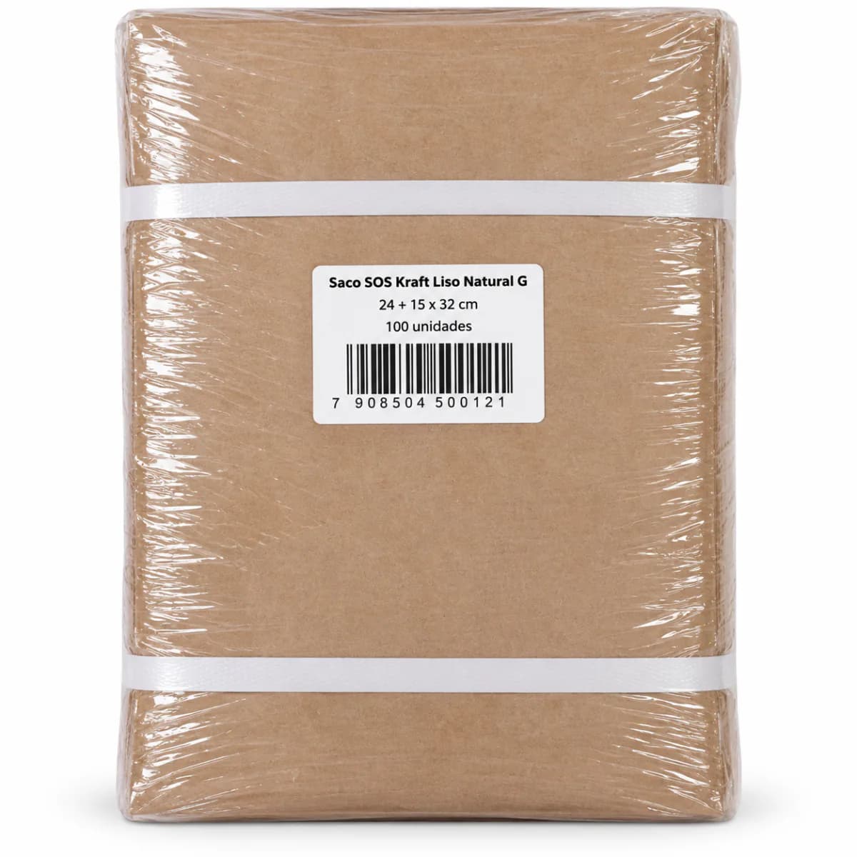Saco SOS Kraft Liso Natural G